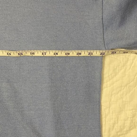 Ann Taylor Blue Oversized Turtleneck size Small - Picture 6 of 8
